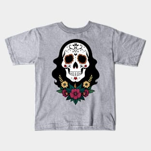 Day of the Dead Skull 01 Kids T-Shirt